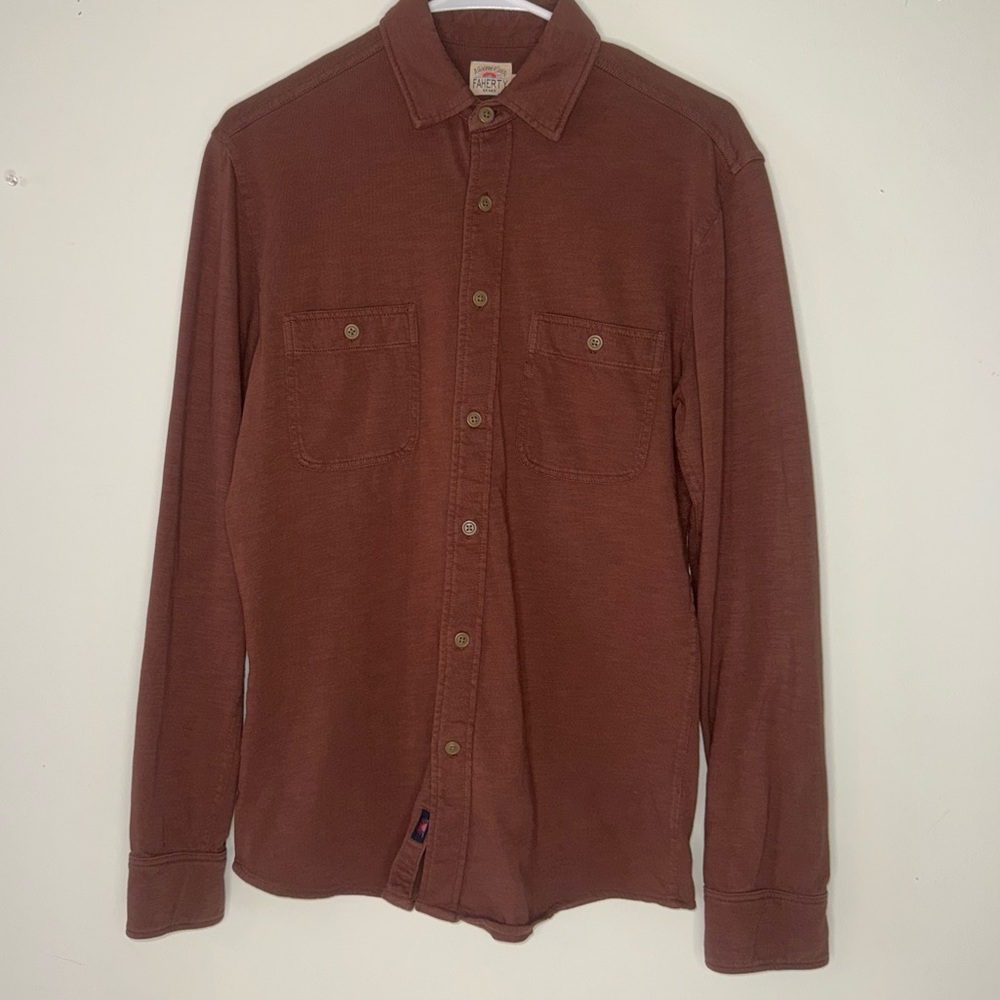 Faherty MENS Organic Cotton Shirt Sz Small